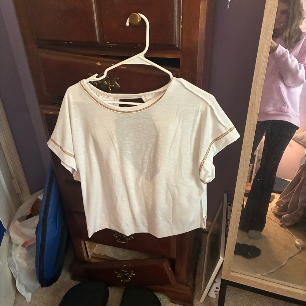 SHEIN White Short Sleeve Tee